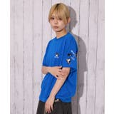 ブルー | 《ゆるシルエット 遊び心》袖刺しゅうアニマルアソートTシャツ カジュアル×ストリ… | GORGE