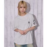 オートミール | 《ゆるシルエット 遊び心》袖刺しゅうアニマルアソートTシャツ カジュアル×ストリ… | GORGE