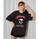 チャコール | 《ドッグキャラクター×サガラロゴ》Ｔシャツ／ストリート／春夏秋／全４色 | GORGE 