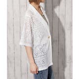 《総レース》半袖テーラードジャケット／キレイめカジュアル／春夏／全２色 | GORGE  | 詳細画像5 