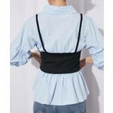 《ビスチェレイヤード・スキッパー》シャツ／フェミカジュ×トレンド／春夏／全３色 | GORGE  | 詳細画像15 