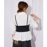 《ビスチェレイヤード・スキッパー》シャツ／フェミカジュ×トレンド／春夏／全３色 | GORGE  | 詳細画像4 