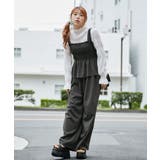 《シャーリングキャミオールインワン》オールインワン／カジュアル／春夏秋／全３色 | GORGE  | 詳細画像1 