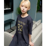 《ピグメント加工 カレッジロゴ》ナンバープリントロングワンピース ストリート×カ… | GORGE | 詳細画像8