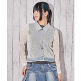 オフホワイト | 《デニム×メッシュ》カーディガン／ストリート×カジュアル／春夏秋／全３色 | GORGE 