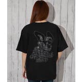 《ラインストーンバニー》バックグラフィックＴシャツ／ストリート／春夏／全３色 | GORGE  | 詳細画像17 