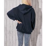 《カレッジロゴ刺繍》ＺＩＰパーカー／ビッグシルエット／春秋／全３色 | GORGE  | 詳細画像7 