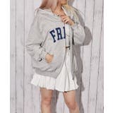 《カレッジロゴ刺繍》ＺＩＰパーカー／ビッグシルエット／春秋／全３色 | GORGE  | 詳細画像13 