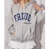 《カレッジロゴ刺繍》ＺＩＰパーカー／ビッグシルエット／春秋／全３色 | GORGE  | 詳細画像14 