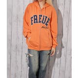 《カレッジロゴ刺繍》ＺＩＰパーカー／ビッグシルエット／春秋／全３色 | GORGE  | 詳細画像1 