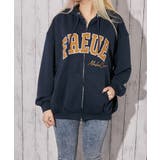 《カレッジロゴ刺繍》ＺＩＰパーカー／ビッグシルエット／春秋／全３色 | GORGE  | 詳細画像5 