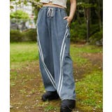 《デニム×カーゴ×ライン》ワイドカーゴパンツ ストリート オールシーズン | GORGE  | 詳細画像1 