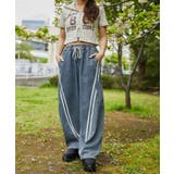 《デニム×カーゴ×ライン》ワイドカーゴパンツ ストリート オールシーズン | GORGE  | 詳細画像14 