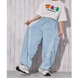 《デニム×カーゴ×ライン》ワイドカーゴパンツ ストリート オールシーズン | GORGE  | 詳細画像4 