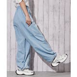 《デニム×カーゴ×ライン》ワイドカーゴパンツ ストリート オールシーズン | GORGE  | 詳細画像5 