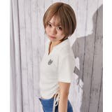 《サイドドロスト×エンブレム刺繍》スキッパーＴシャツ／ストリート／春夏／全２色 | GORGE  | 詳細画像6 