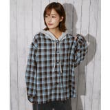 裏毛フード付き チェック柄シャツ｜全３色 | GORGE  | 詳細画像11 