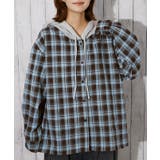 Ｌ／ＢＬ | 裏毛フード付き チェック柄シャツ｜全３色 | GORGE 