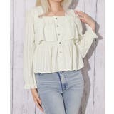 【待望の長袖ver】カットレース フリルペプラムブラウス|全4色 | GORGE | 詳細画像6