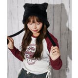 ブラック | ふわふわファー 猫耳ニット帽｜全３色 | GORGE 