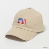 ベージュ | 【WEB限定】アメリカ国旗CAP | GORGE 