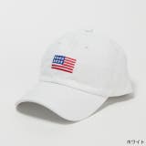 ホワイト | 【WEB限定】アメリカ国旗CAP | GORGE 