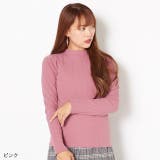 ピンク | リブプチハイロングTシャツ | GORGE 
