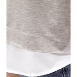 裾シャツレイヤード風 半袖 カットソー | Grandeir | 詳細画像7 