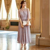 パーティードレス 結婚式 ワンピース[品番：GRVW0000820