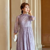 ラベンダー | パーティードレス 結婚式 ワンピース | epicday