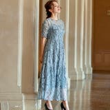 パワーショルダーレースロングドレス 結婚式 二次会 | epicday | 詳細画像14 