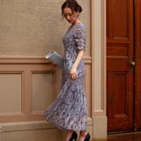 パワーショルダーレースロングドレス 結婚式 二次会 | epicday | 詳細画像23 