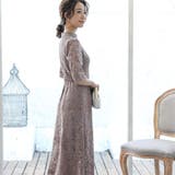 オールレースハイネックワンピース ドレス 結婚式 | epicday | 詳細画像6 