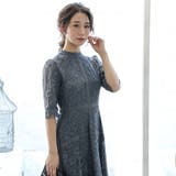 オールレースハイネックワンピース ドレス 結婚式 | epicday | 詳細画像12 