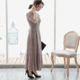 切り替えレースロングワンピースドレス ドレス 結婚式 | epicday | 詳細画像3