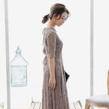 切り替えレースロングワンピースドレス ドレス 結婚式 | epicday | 詳細画像5