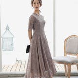 切り替えレースロングワンピースドレス ドレス 結婚式 | epicday | 詳細画像6