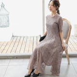 切り替えレースロングワンピースドレス ドレス 結婚式 | epicday | 詳細画像9