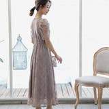 パワーショルダーレースロングドレス ドレス 結婚式 | epicday | 詳細画像5