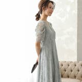 パワーショルダーレースロングドレス ドレス 結婚式 | epicday | 詳細画像21