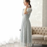 パワーショルダーレースロングドレス ドレス 結婚式 | epicday | 詳細画像25