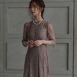 オールレースロングワンピース ドレス 結婚式 | epicday | 詳細画像8