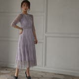 オールレースロングワンピース ドレス 結婚式 | epicday | 詳細画像35