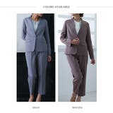 洗えるノーカラージャケットスーツセットアップ 洗濯機OK 仕事 | epicday | 詳細画像24 