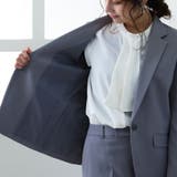 洗えるノーカラージャケットスーツセットアップ 洗濯機OK 仕事 | epicday | 詳細画像21 