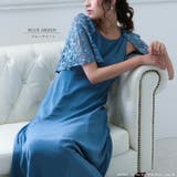 レースケープフレアドレス 結婚式 パーティードレス | epicday | 詳細画像2 