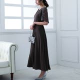 レースケープフレアドレス 結婚式 パーティードレス | epicday | 詳細画像18 