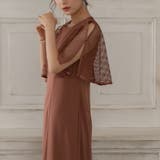 メッシュケープIラインドレス ドレス 結婚式 | epicday | 詳細画像13 