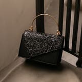 ブラック | スパンコールハンドバッグ パーティーバッグ パーティー | epicday