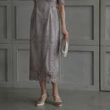 オールレースチャイナディティールワンピース ドレス 結婚式 | epicday | 詳細画像9 